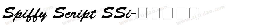 Spiffy Script SSi字体转换